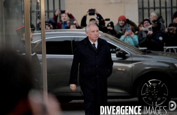 Passation de pouvoirs entre Michel BARNIER et François Bayrou