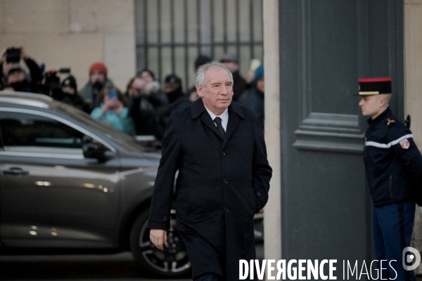 Passation de pouvoirs entre Michel BARNIER et François Bayrou