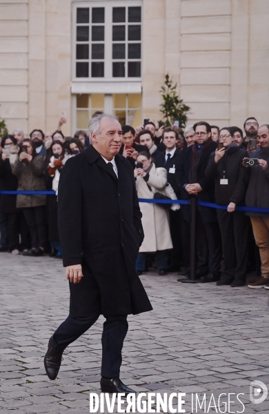 Passation de pouvoirs entre Michel BARNIER et François Bayrou
