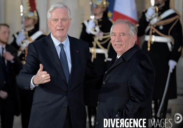 Passation de pouvoirs entre Michel BARNIER et François Bayrou