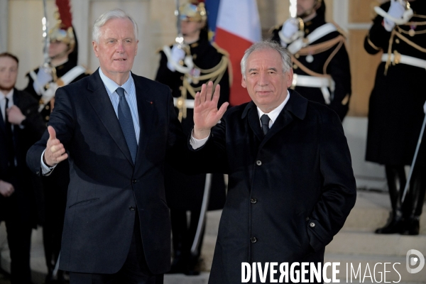 Passation de pouvoirs entre Michel BARNIER et François Bayrou