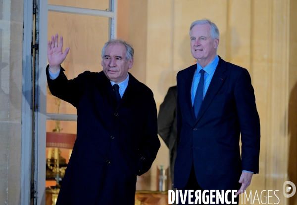 Passation de pouvoirs entre Michel BARNIER et François Bayrou