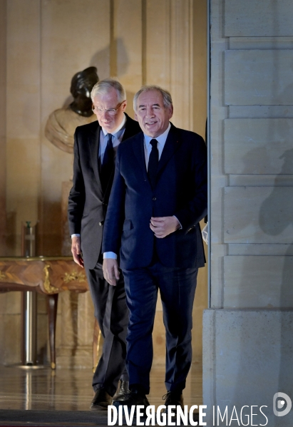Passation de pouvoirs entre Michel BARNIER et François Bayrou