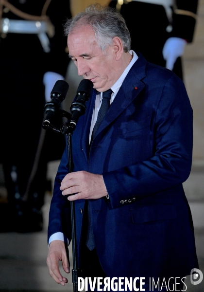 Passation de pouvoirs entre Michel BARNIER et François Bayrou