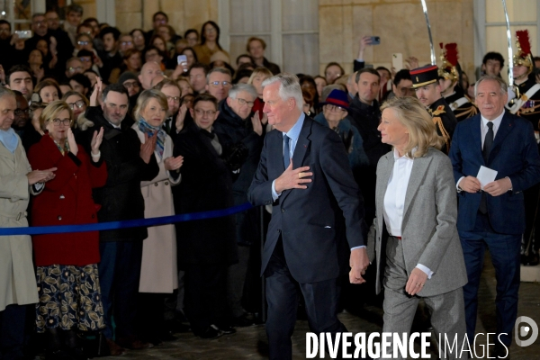 Passation de pouvoirs entre Michel BARNIER et François Bayrou
