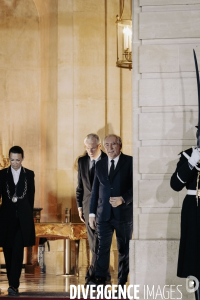 Passation de pouvoir Barnier/Bayrou
