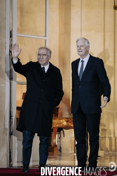 Passation de pouvoir Barnier/Bayrou