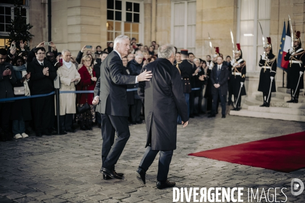 Passation de pouvoir Barnier/Bayrou