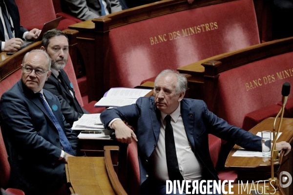 Assemblee Nationale / Questions au Premier ministre François Bayrou