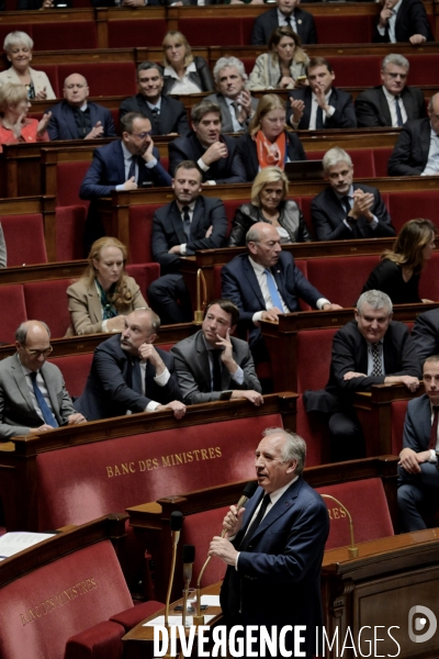 Assemblee Nationale / Questions au Premier ministre François Bayrou