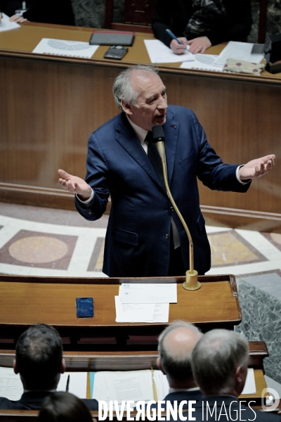 Assemblee Nationale / Questions au Premier ministre François Bayrou