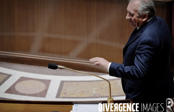 Assemblee Nationale / Questions au Premier ministre François Bayrou