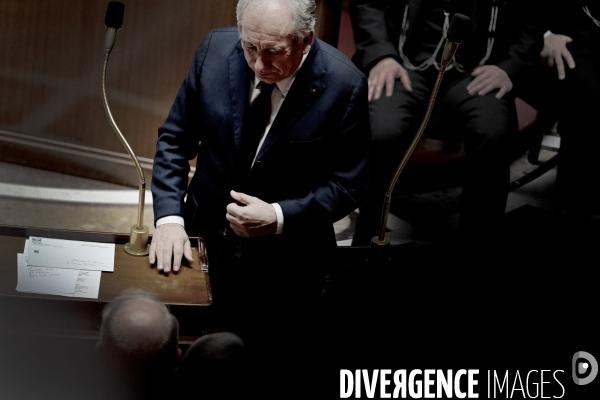 Assemblee Nationale / Questions au Premier ministre François Bayrou