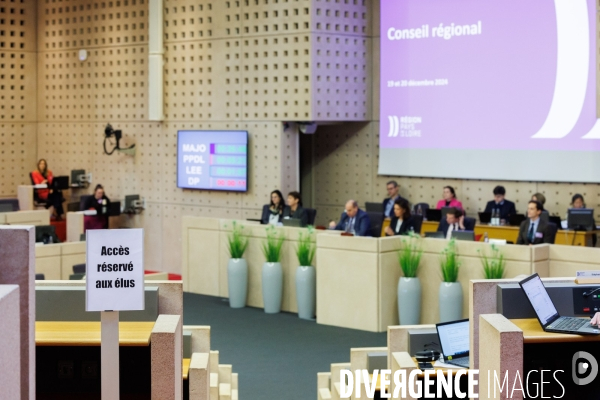 Vote du budget 2025 au Conseil Régional des Pays de la Loire