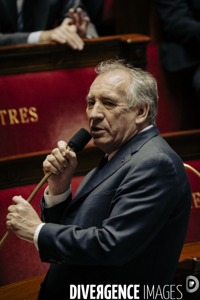 François Bayrou, questions au gouvernement.