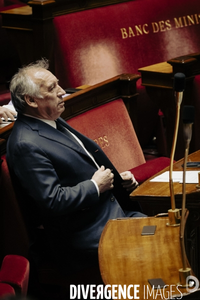 François Bayrou, questions au gouvernement.