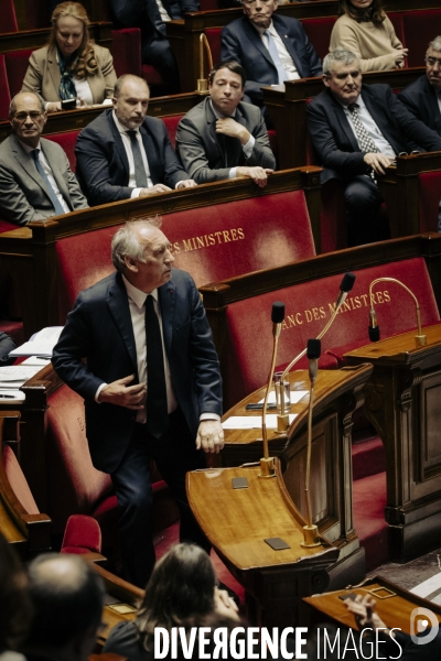 François Bayrou, questions au gouvernement.