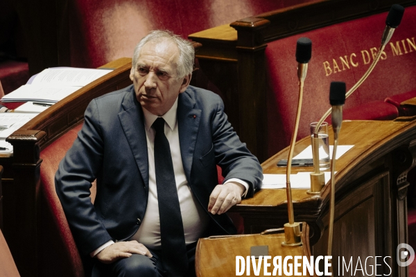 François Bayrou, questions au gouvernement.