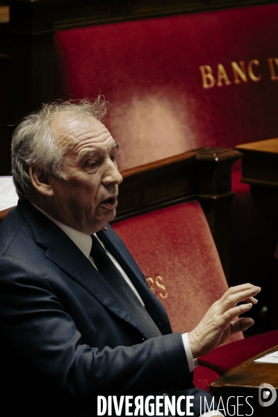 François Bayrou, questions au gouvernement.