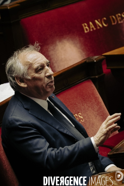 François Bayrou, questions au gouvernement.