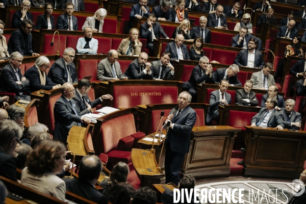 François Bayrou, questions au gouvernement.