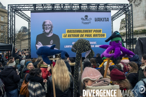 Rassemblement pour le retour de Paul Watson