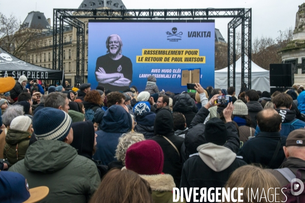 Rassemblement pour le retour de Paul Watson
