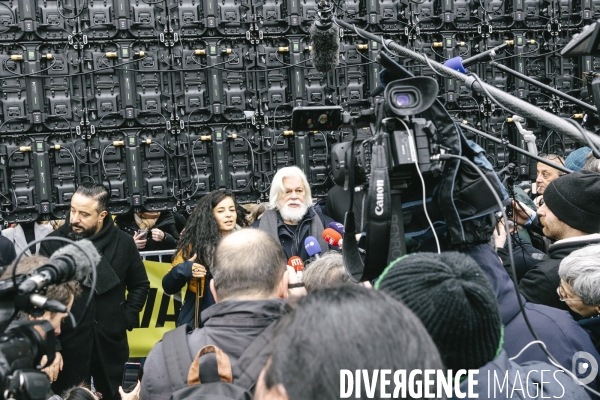 Rassemblement célébrant la libération de Paul Watson