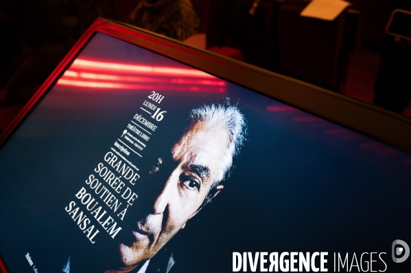Boualem Sansal. Soirée de soutien.