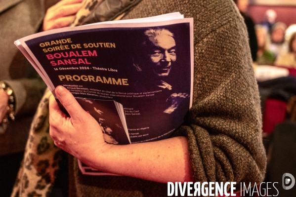 Boualem Sansal. Soirée de soutien.