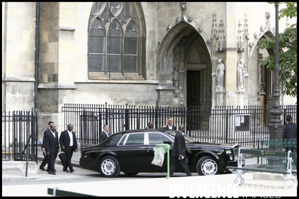 Mariage eva longoria et tony parker a l eglise saint germain l auxerrois a paris