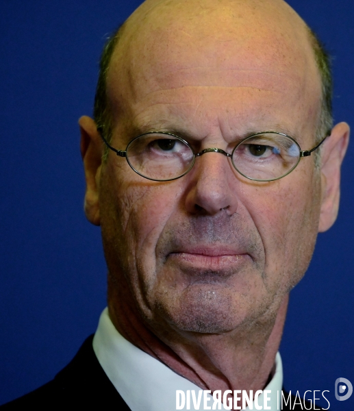 Cérémonie de passation de pouvoir entre Antoine Armand, Laurent Saint-Martin et Eric Lombard