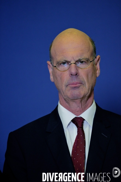 Cérémonie de passation de pouvoir entre Antoine Armand, Laurent Saint-Martin et Eric Lombard