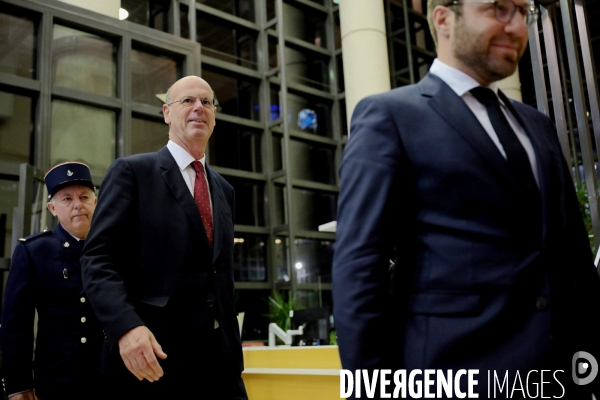 Cérémonie de passation de pouvoir entre Antoine Armand, Laurent Saint-Martin et Eric Lombard