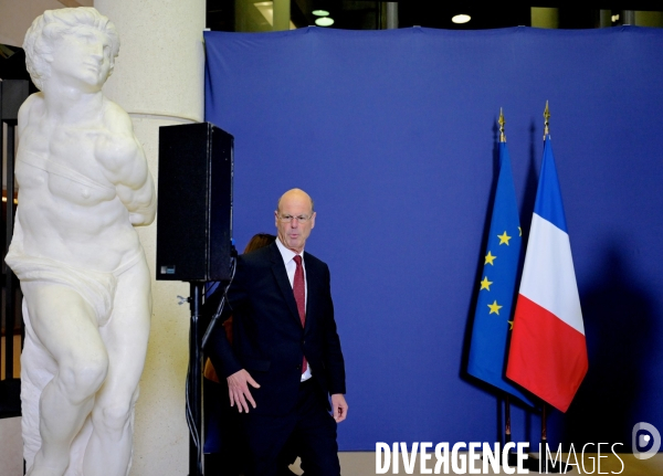 Cérémonie de passation de pouvoir entre Antoine Armand, Laurent Saint-Martin et Eric Lombard