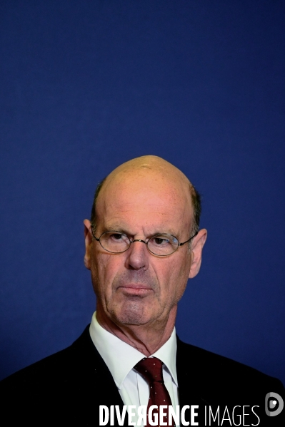 Cérémonie de passation de pouvoir entre Antoine Armand, Laurent Saint-Martin et Eric Lombard