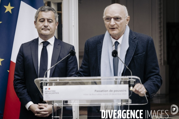 Passation de pouvoir Didier Migaud / Gérald Darmanin