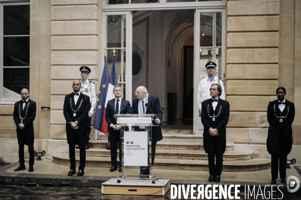 Passation de pouvoir Didier Migaud / Gérald Darmanin