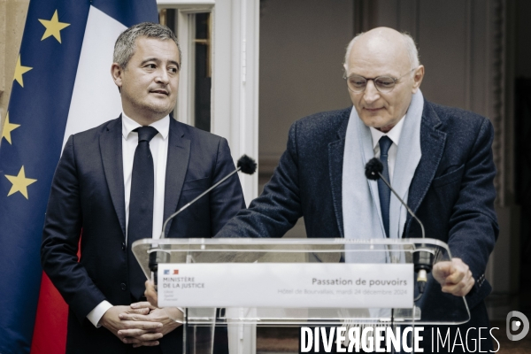 Passation de pouvoir Didier Migaud / Gérald Darmanin