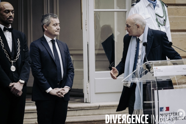 Passation de pouvoir Didier Migaud / Gérald Darmanin