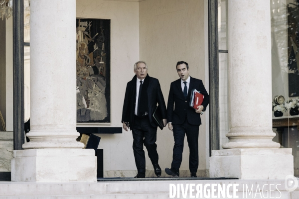 Premier conseil des ministres du gouvernement Bayrou