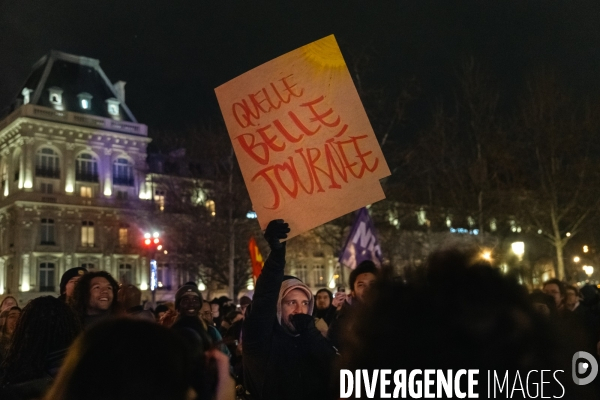Apéro géant après le décès de Jean- Marie Le Pen