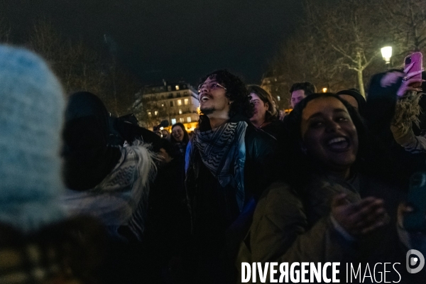 Apéro géant après le décès de Jean- Marie Le Pen