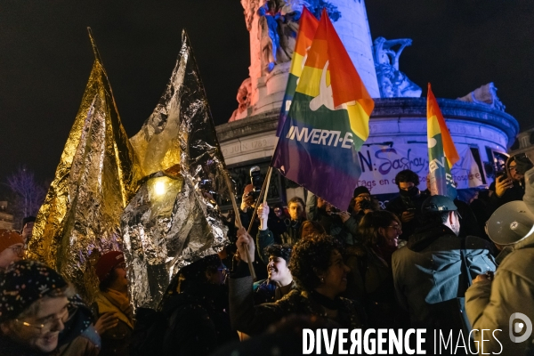 Apéro géant après le décès de Jean- Marie Le Pen