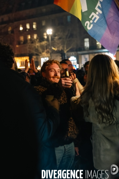 Apéro géant après le décès de Jean- Marie Le Pen