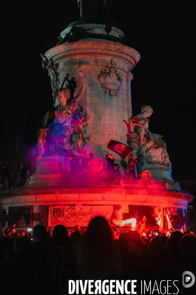Apéro géant après le décès de Jean- Marie Le Pen