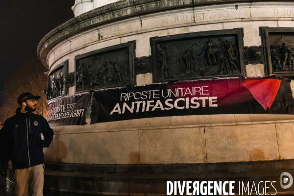 Apéro géant après le décès de Jean- Marie Le Pen