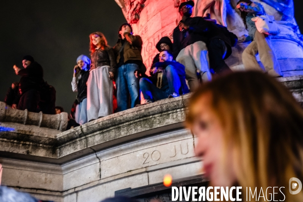 Paris | Ressemblement suite à la mort de Jean-Marie Le Pen