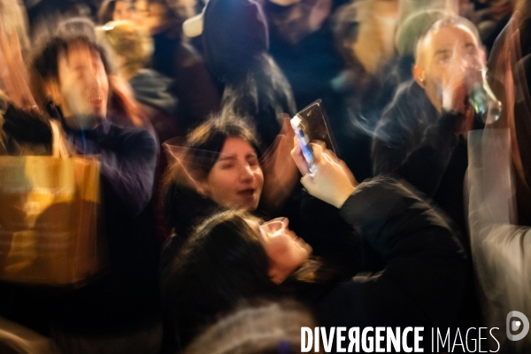 Paris | Ressemblement suite à la mort de Jean-Marie Le Pen