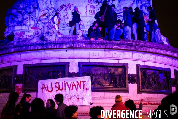 Paris | Ressemblement suite à la mort de Jean-Marie Le Pen